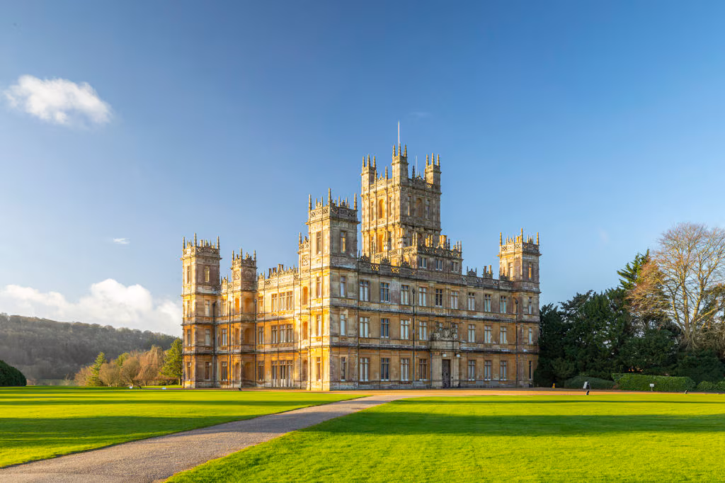 Highclere Castle, the real-life counterpart to the fictional Downton Abbey. COURTESY.