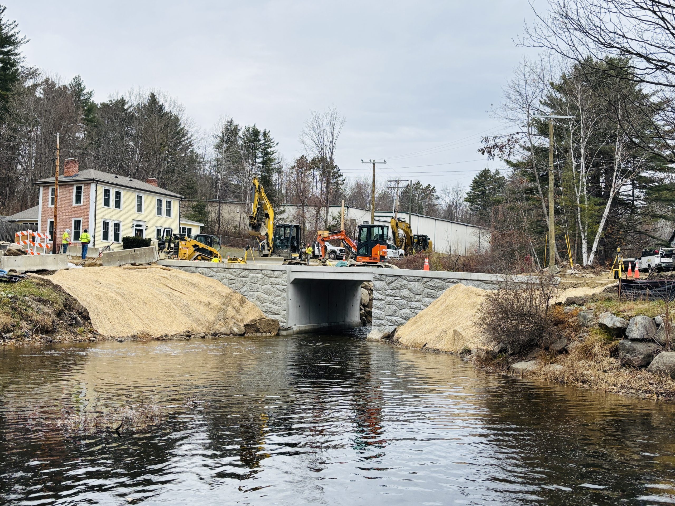 Antrim’s High Street Bridge nears completion after months of construction