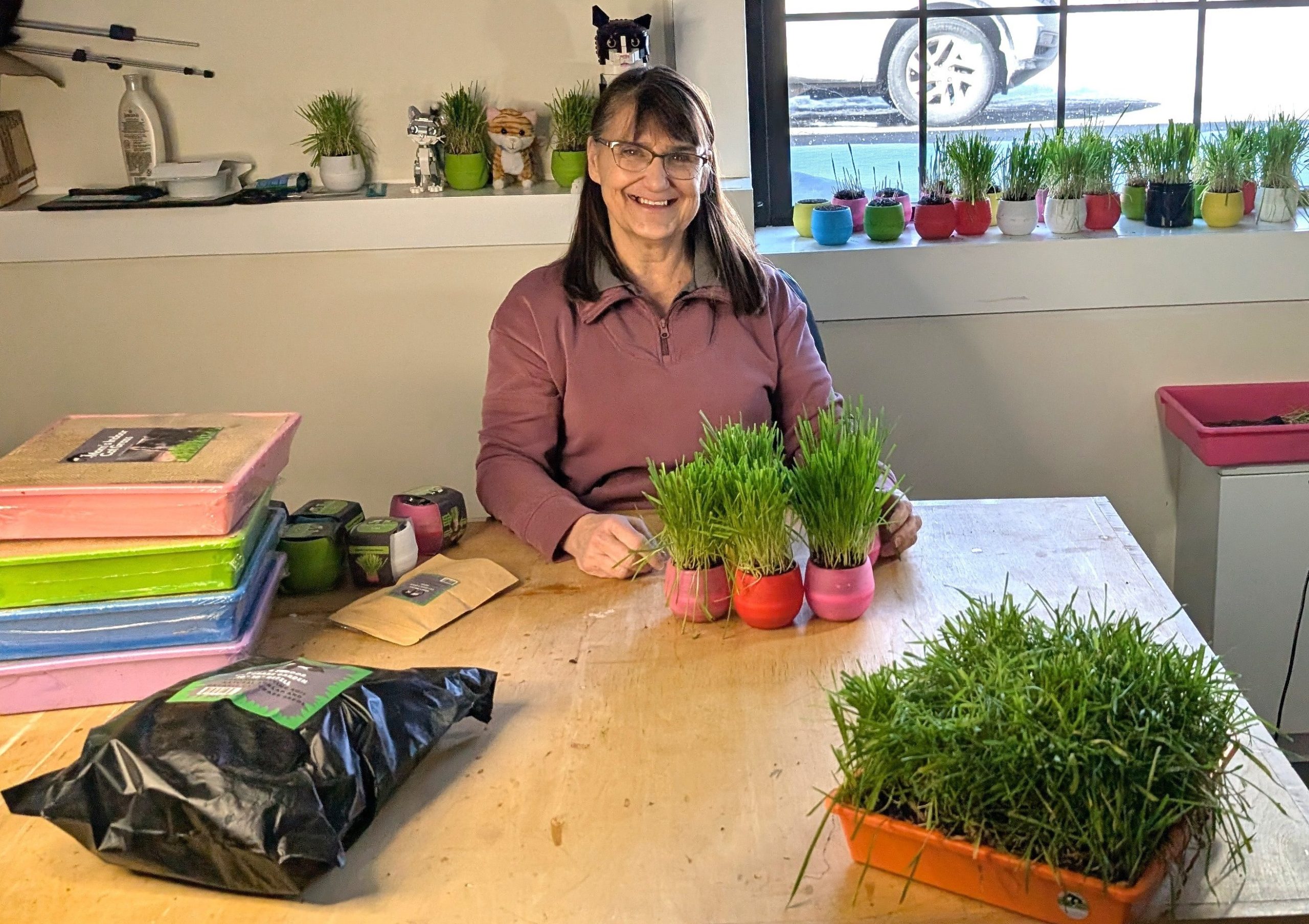 Organic cat grass entrepreneur makes waves in pet industry
