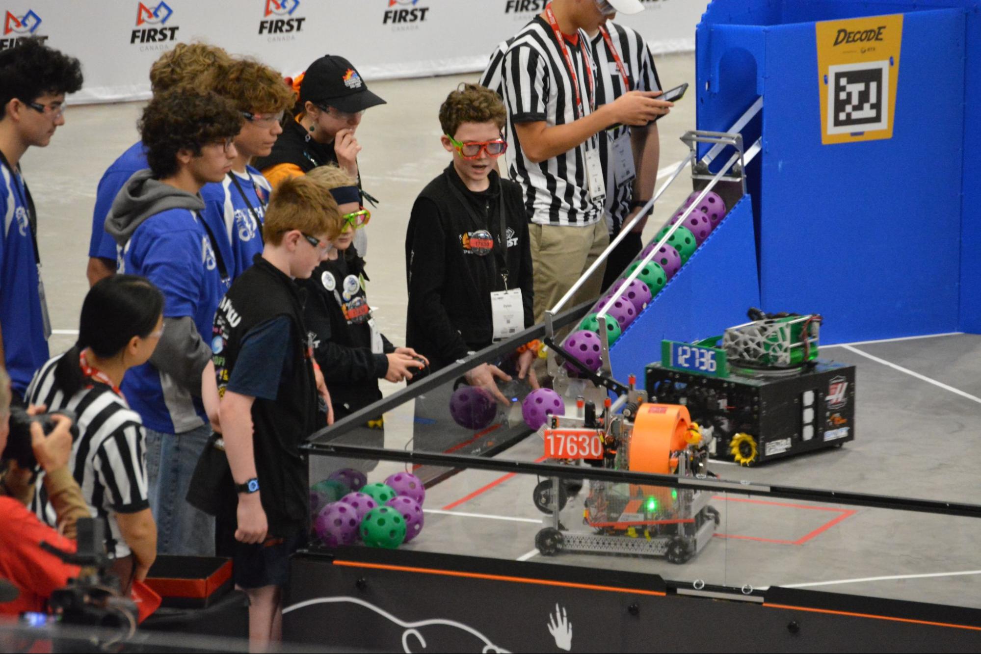 Conant Middle High School's robotics team competes in Canada Cup of Robotics